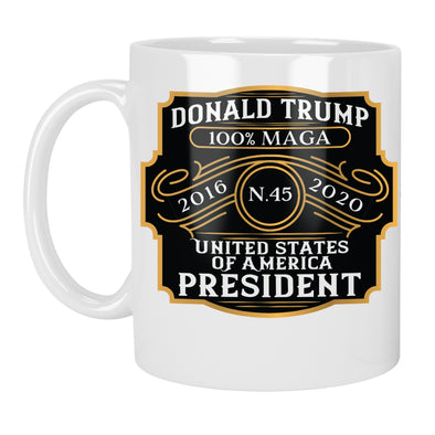 Donald Trump Vintage Label Mug