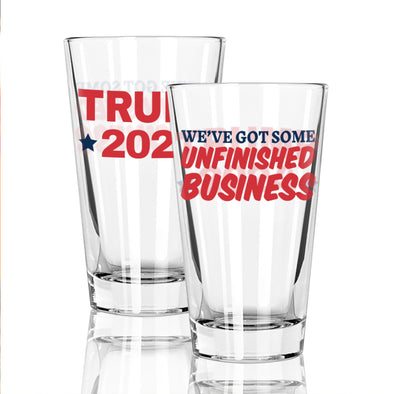 Unfinished Business - Trump 2024 Glass