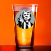 Trump Portrait Finger Glass