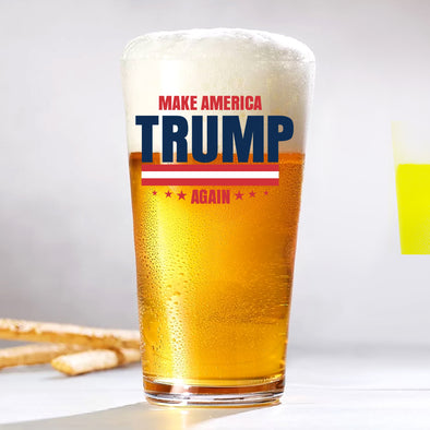 Make America Trump Again Glass