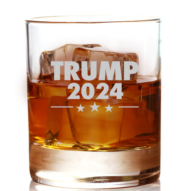 Trump 2024 Etched Glass