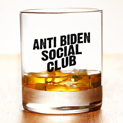 Anti-Biden Social Club Glass