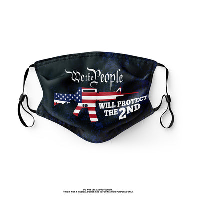 We the People will Protect the 2nd Face Mask