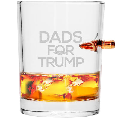 Dads for Trump - Mustache Glass