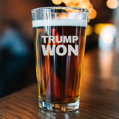 Trump Won Glass