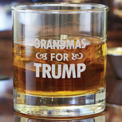 Grandmas For Trump Glass